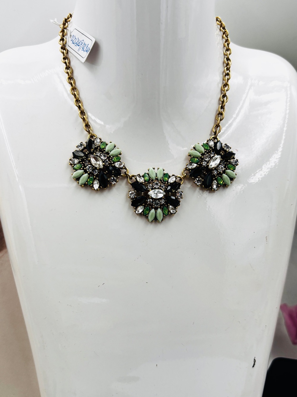 J.crew Vintage Crystal Statement Necklace